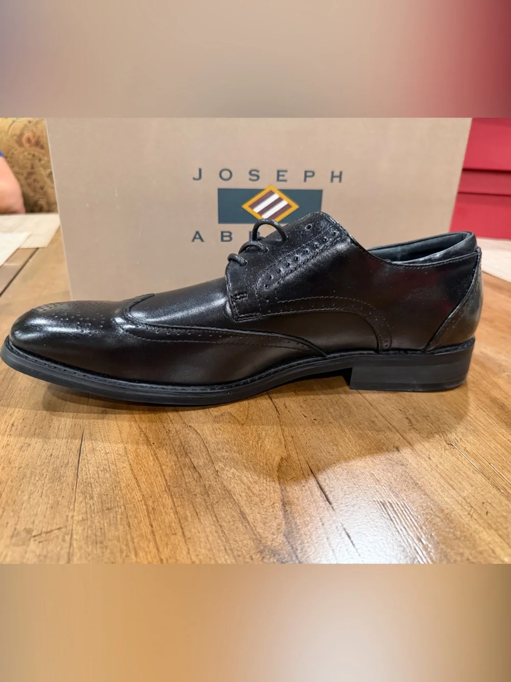 Joseph polished leather